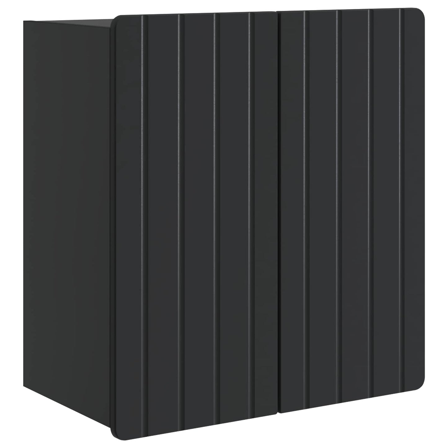 Wall-Mounted Cabinet Black 59 x 31 x 64 cm Engineered Wood