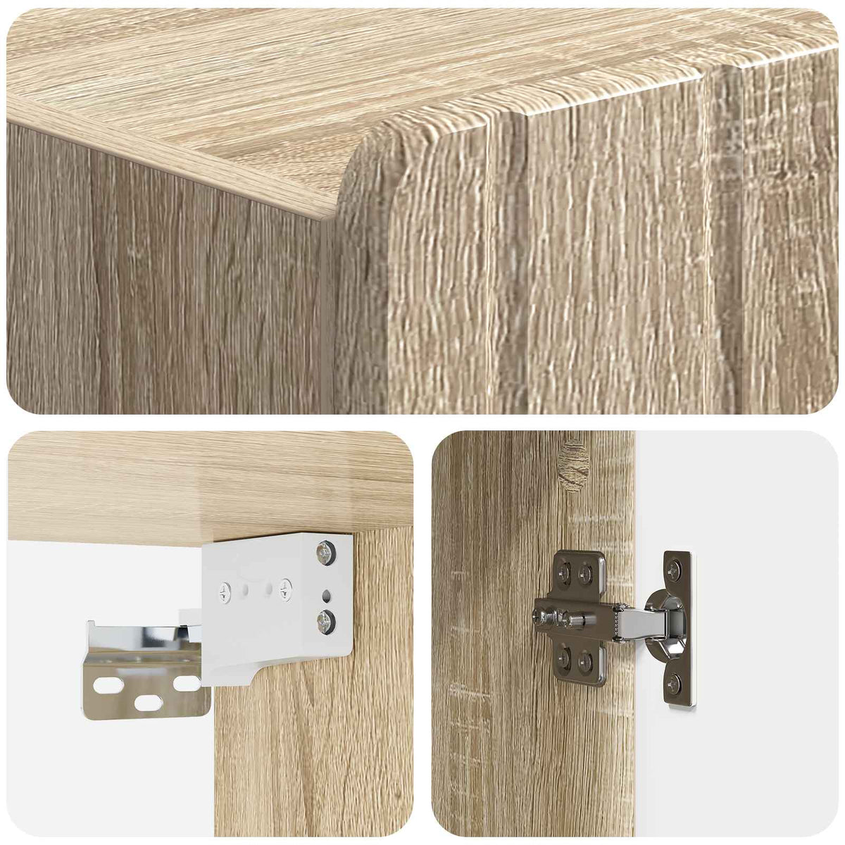 Wall-Mounted Cabinet Sonoma Oak 59 x 31 x 64 cm Engineered Wood
