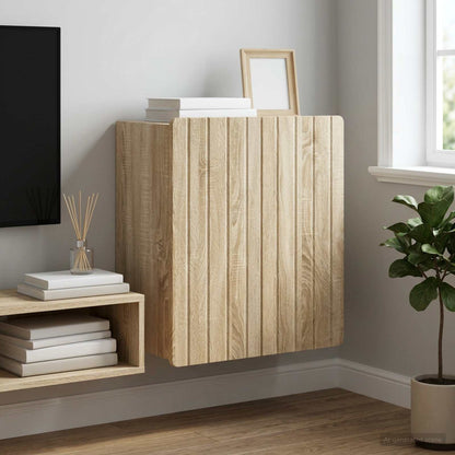 Wall-Mounted Cabinet Sonoma Oak 59 x 31 x 64 cm Engineered Wood