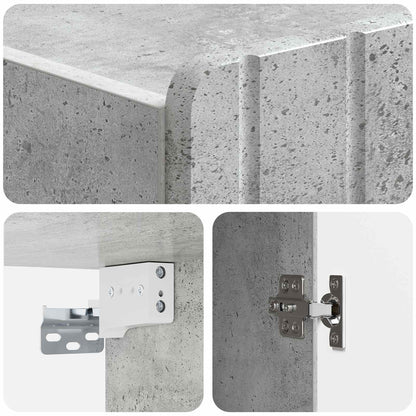 Wall-Mounted Cabinet Concrete Grey 59 x 31 x 64 cm
