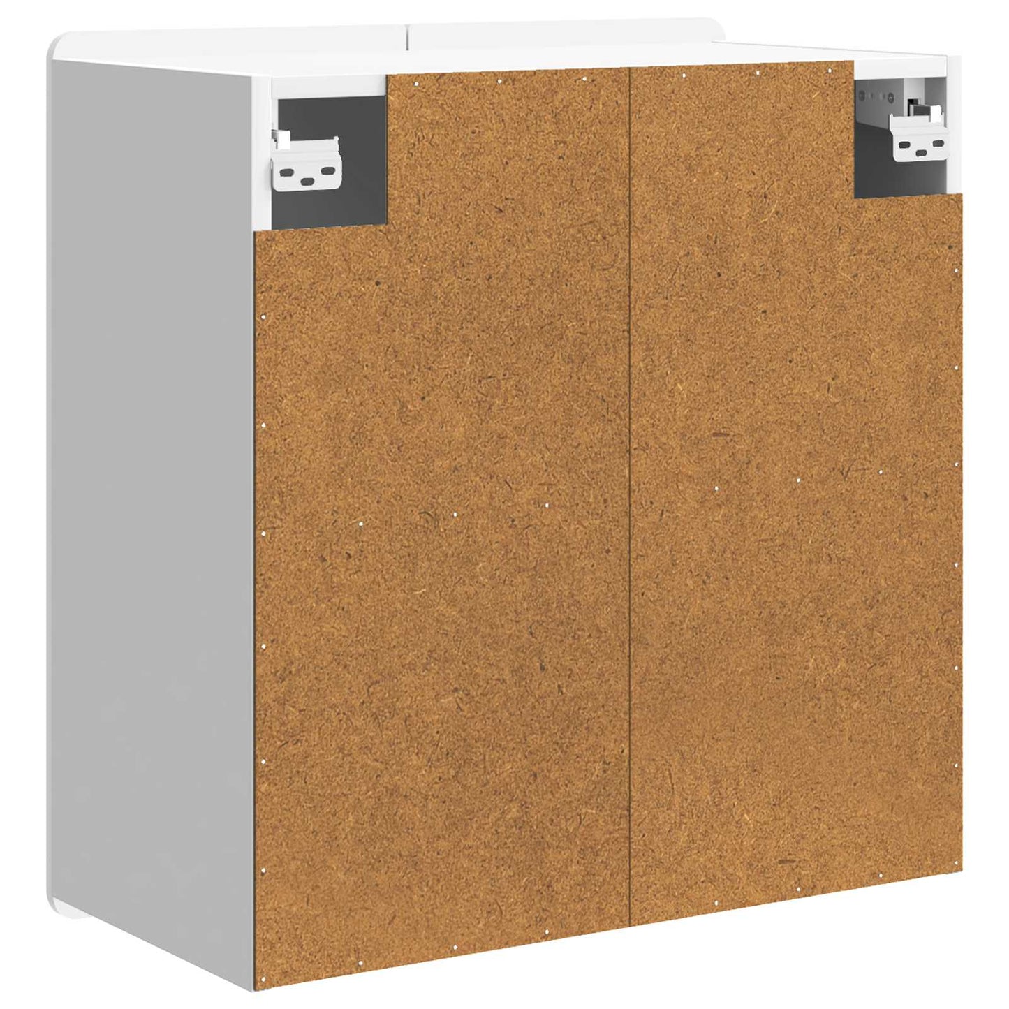 Wall-Mounted Cabinet High Gloss White 59 x 31 x 64 cm