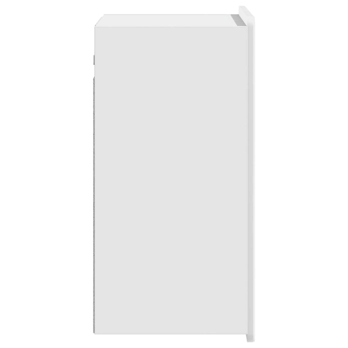 Wall-Mounted Cabinet High Gloss White 59 x 31 x 64 cm