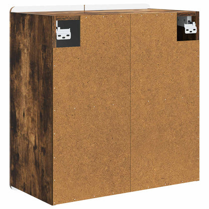 Wall-Mounted Cabinet Smoked Oak 59 x 31 x 64 cm Engineered Wood