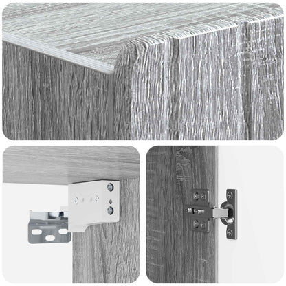 Wall-Mounted Cabinet Grey Sonoma 59 x 31 x 64 cm