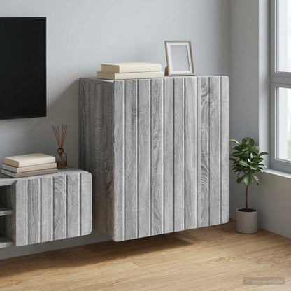 Wall-Mounted Cabinet Grey Sonoma 59 x 31 x 64 cm