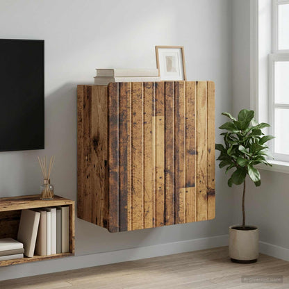 Wall-Mounted Cabinet Old Wood 59 x 31 x 64 cm Engineered Wood