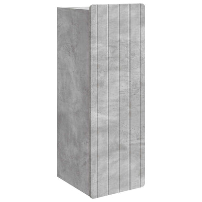 Wall-Mounted Cabinet Concrete Grey 33 x 34.5 x 94 cm