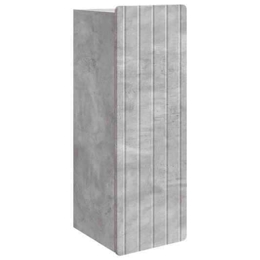 Wall-Mounted Cabinet Concrete Grey 33 x 34.5 x 94 cm