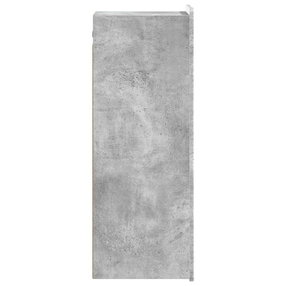 Wall-Mounted Cabinet Concrete Grey 33 x 34.5 x 94 cm