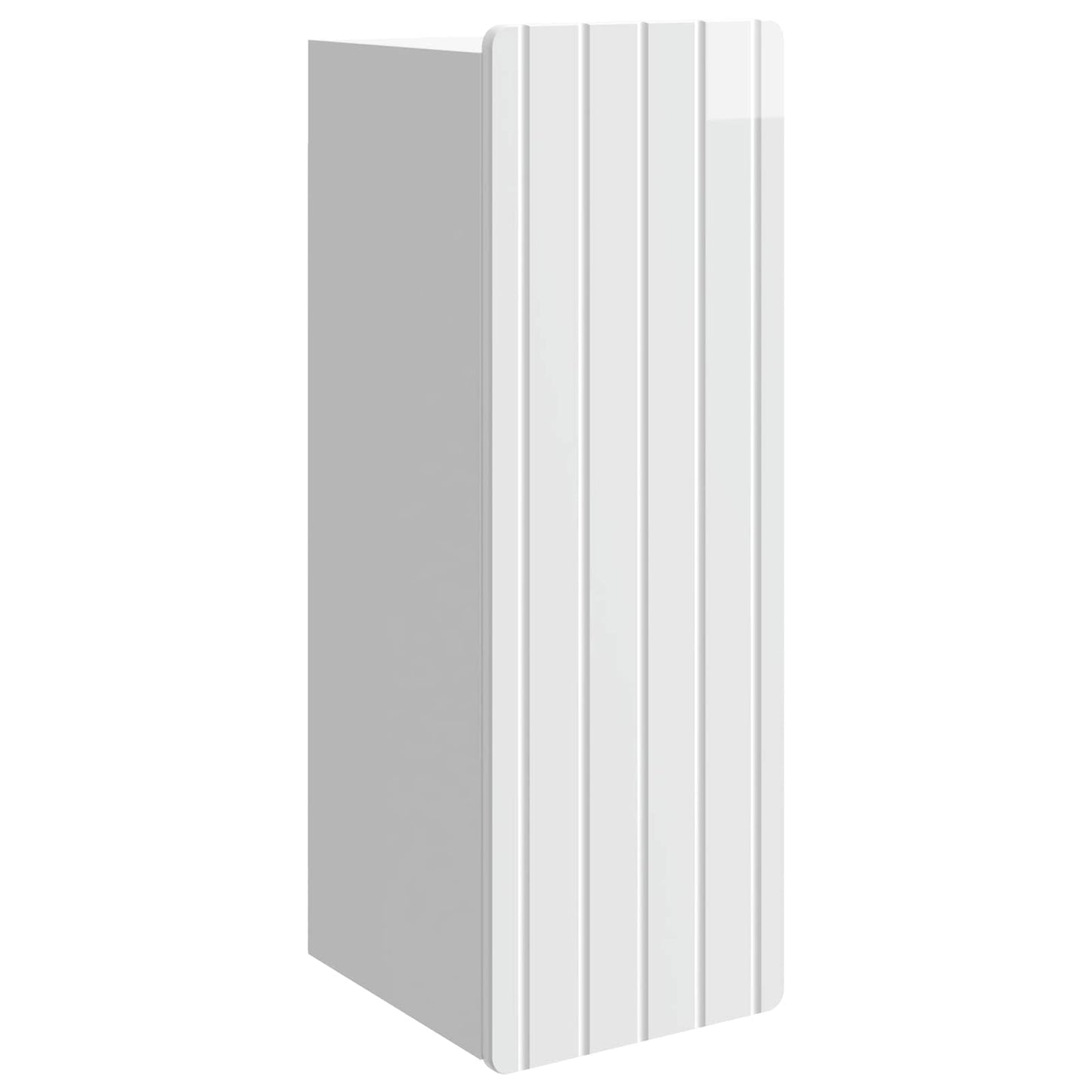 Wall-Mounted Cabinet High Gloss White 33 x 34.5 x 94 cm