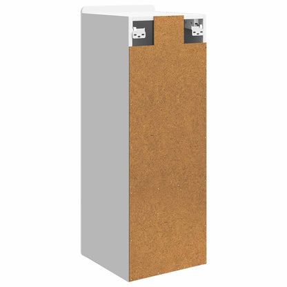 Wall-Mounted Cabinet High Gloss White 33 x 34.5 x 94 cm