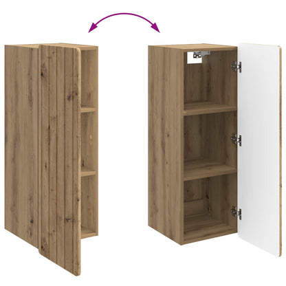 Wall-Mounted Cabinet 33 x 34.5 x 94 cm Engineered Wood