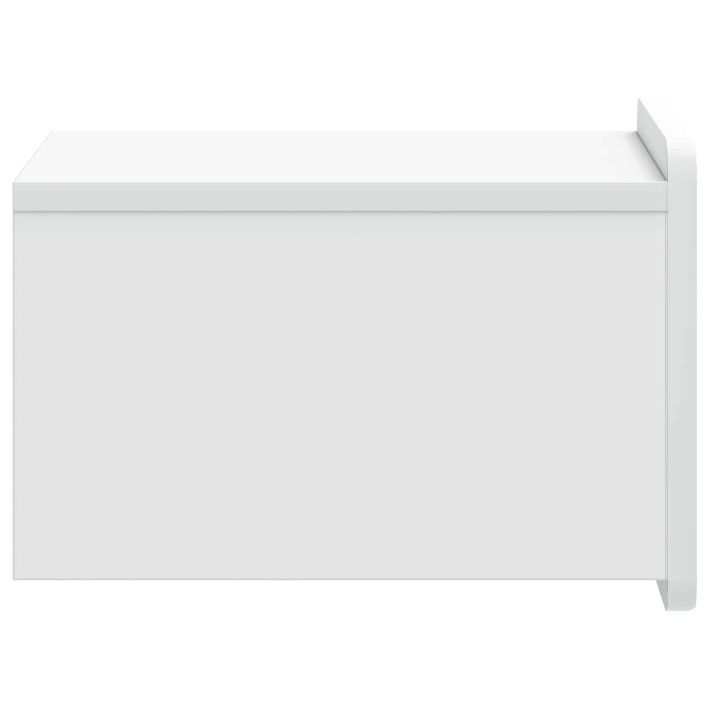 Wall-Mounted Bedside Cabinet White 33 x 34.5 x 24 cm