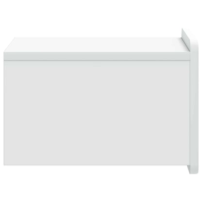 Wall-Mounted Bedside Cabinet White 33 x 34.5 x 24 cm