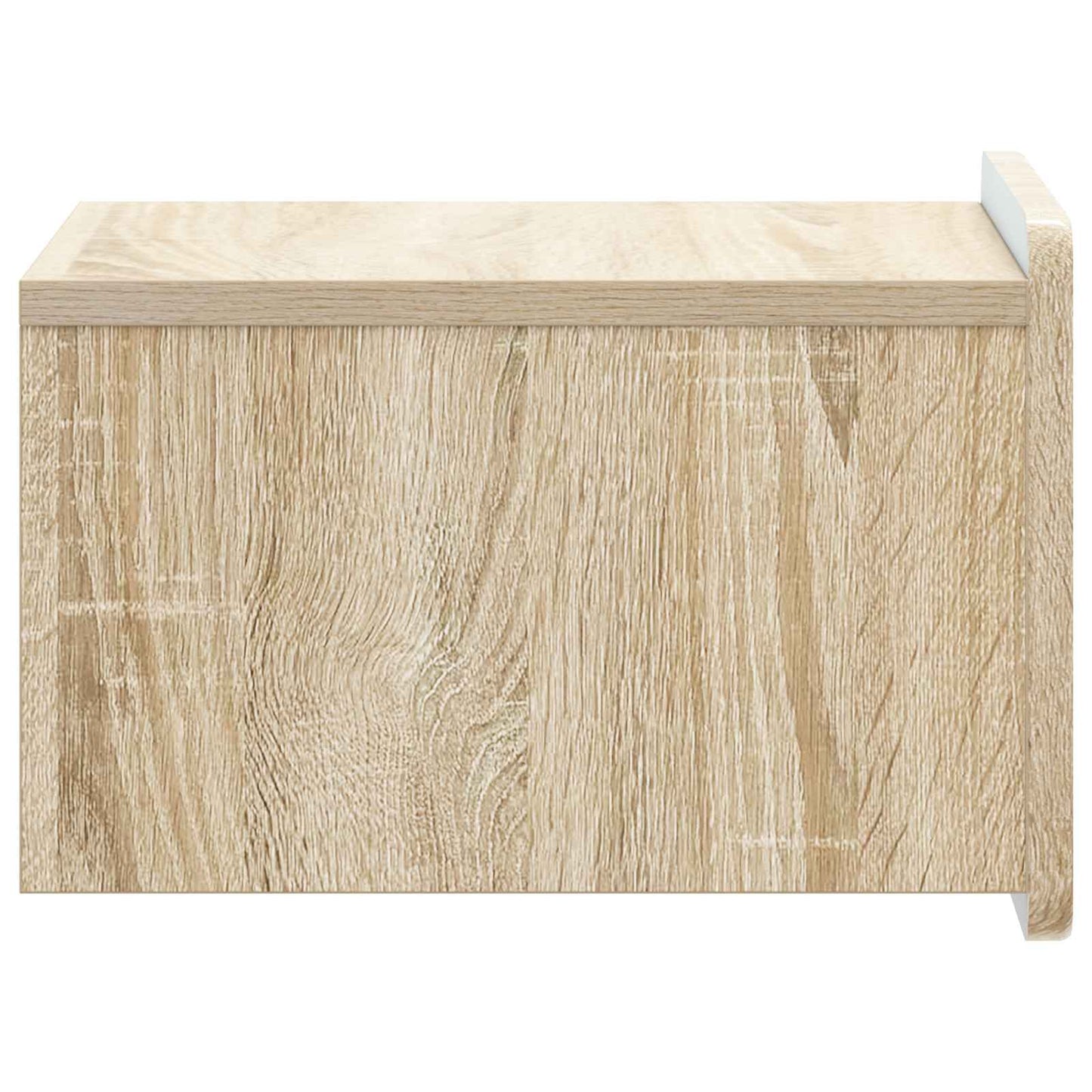 Wall-Mounted Bedside Cabinet Sonoma Oak 33 x 34.5 x 24 cm