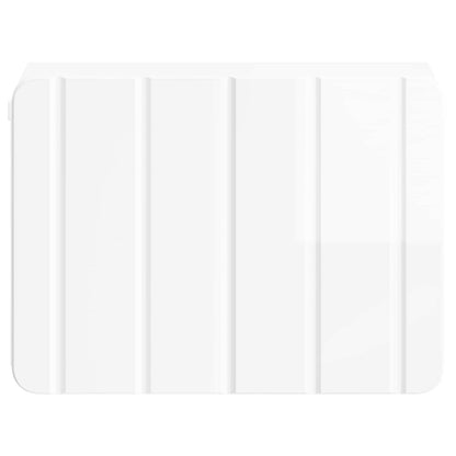 Wall-Mounted Bedside Cabinet High Gloss White 33 x 34.5 x 24 cm