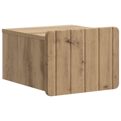 Wall-Mounted Bedside Cabinet Artisan Oak 33 x 34.5 x 24 cm