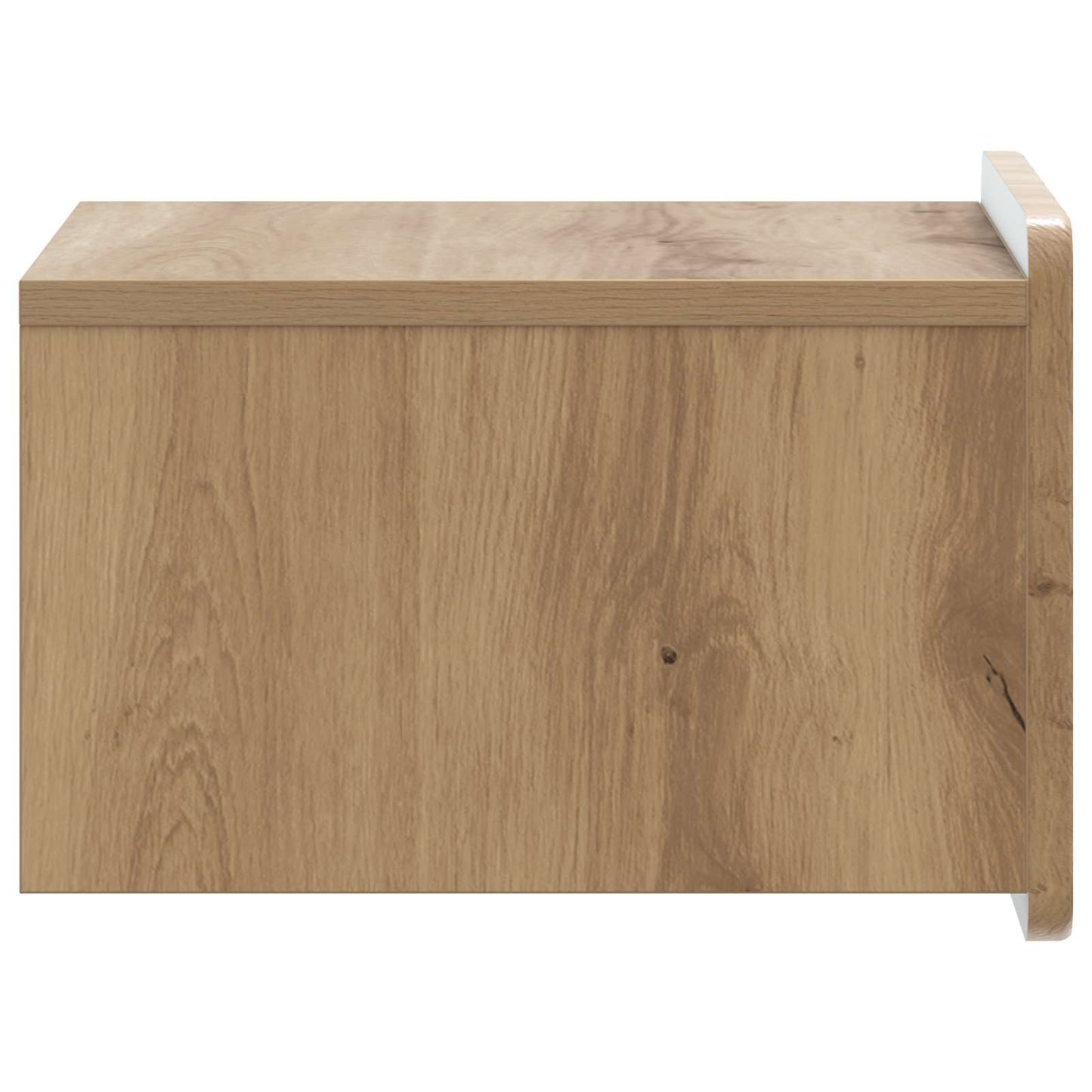 Wall-Mounted Bedside Cabinet Artisan Oak 33 x 34.5 x 24 cm