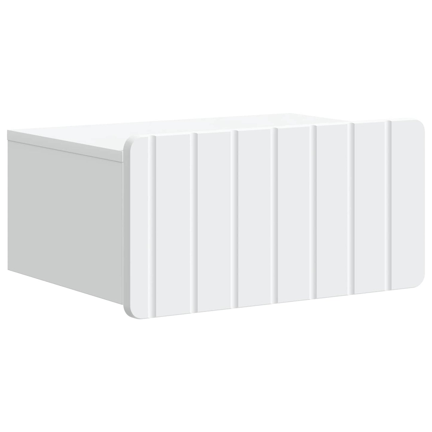 Wall-Mounted Bedside Cabinet 2 pcs White 49 x 34.5 x 24 cm