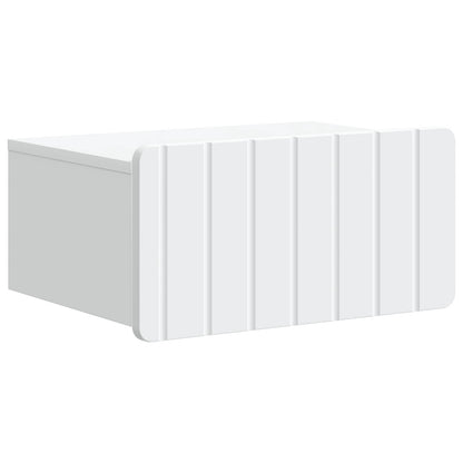 Wall-Mounted Bedside Cabinet 2 pcs White 49 x 34.5 x 24 cm
