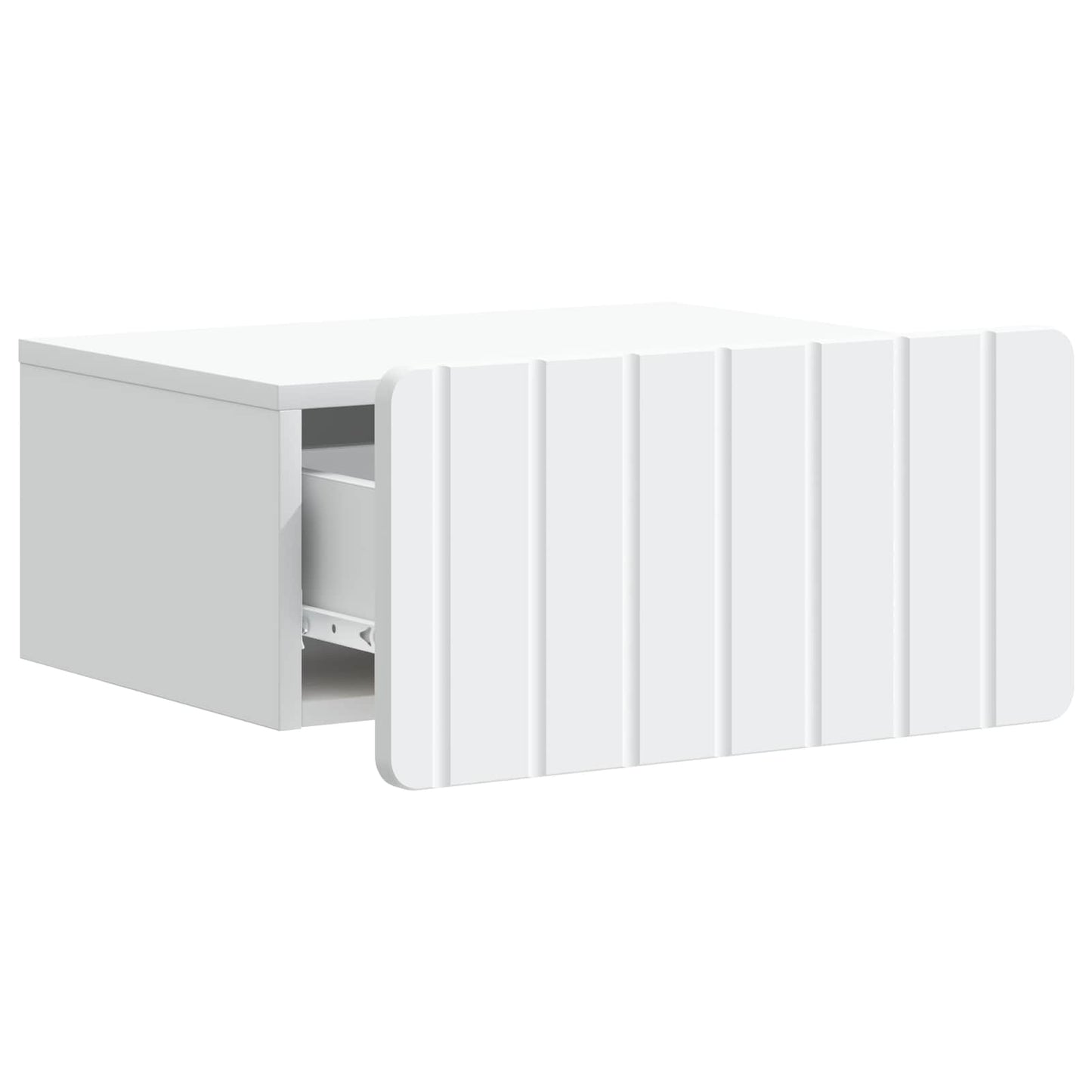 Wall-Mounted Bedside Cabinet 2 pcs White 49 x 34.5 x 24 cm