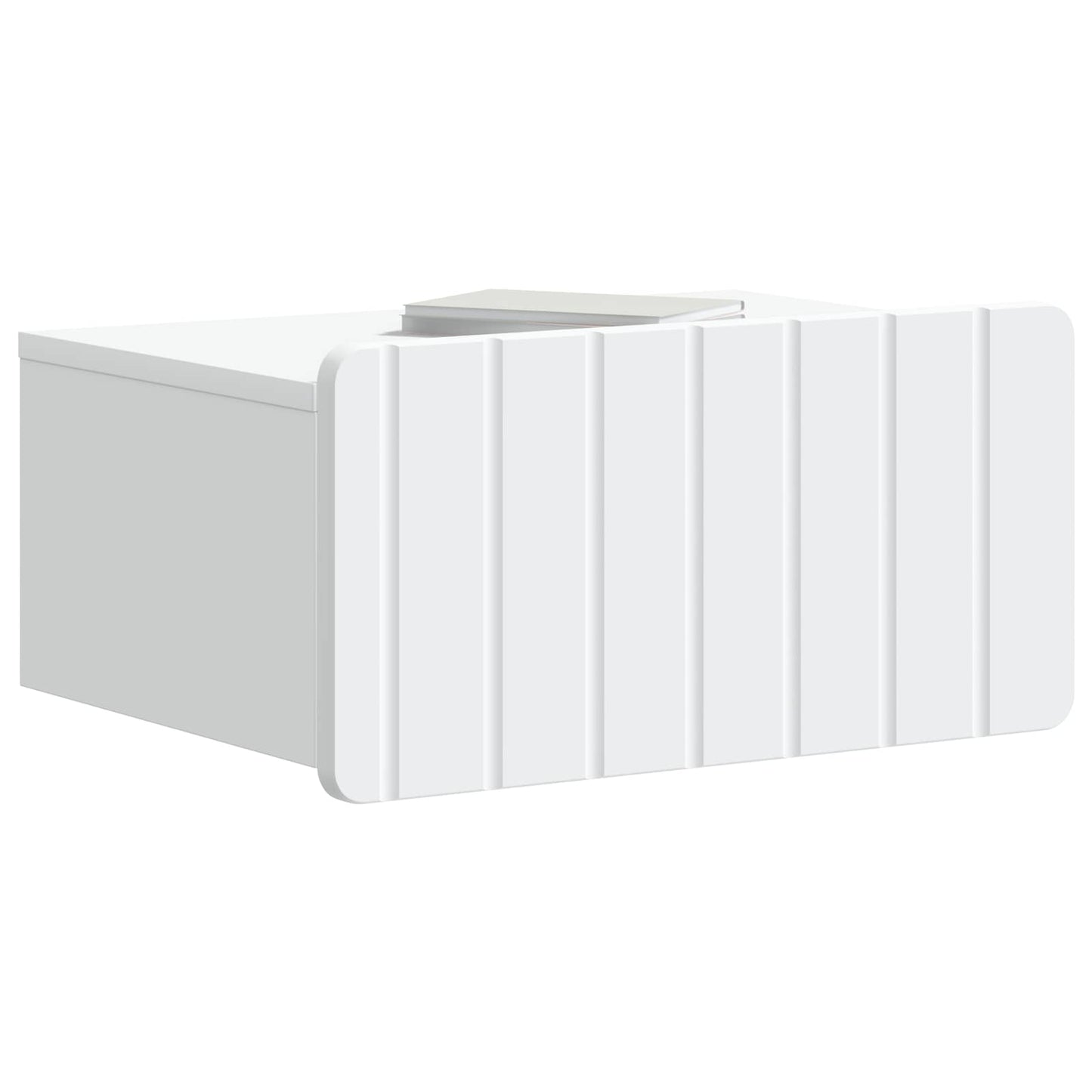 Wall-Mounted Bedside Cabinet 2 pcs White 49 x 34.5 x 24 cm