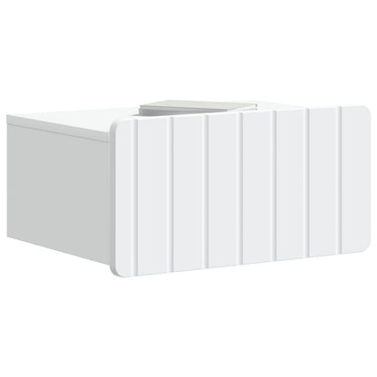 Wall-Mounted Bedside Cabinet 2 pcs White 49 x 34.5 x 24 cm