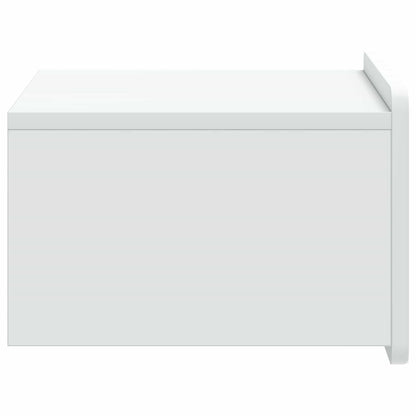 Wall-Mounted Bedside Cabinet 2 pcs White 49 x 34.5 x 24 cm