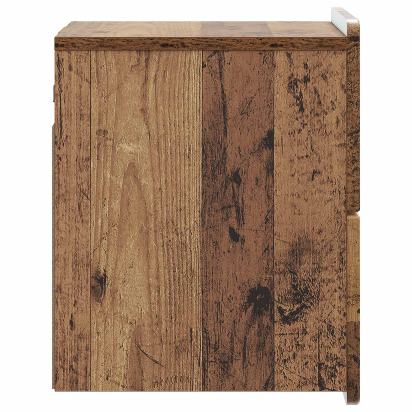 Wall-Mounted Bedside Cabinet Old Wood 33 x 34.5 x 43 cm