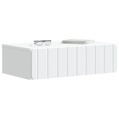 Wall-Mounted Side Table White 59 x 34.5 x 17 cm Engineered Wood