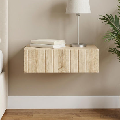 Wall-Mounted Side Table Sonoma Oak 59 x 34.5 x 17 cm