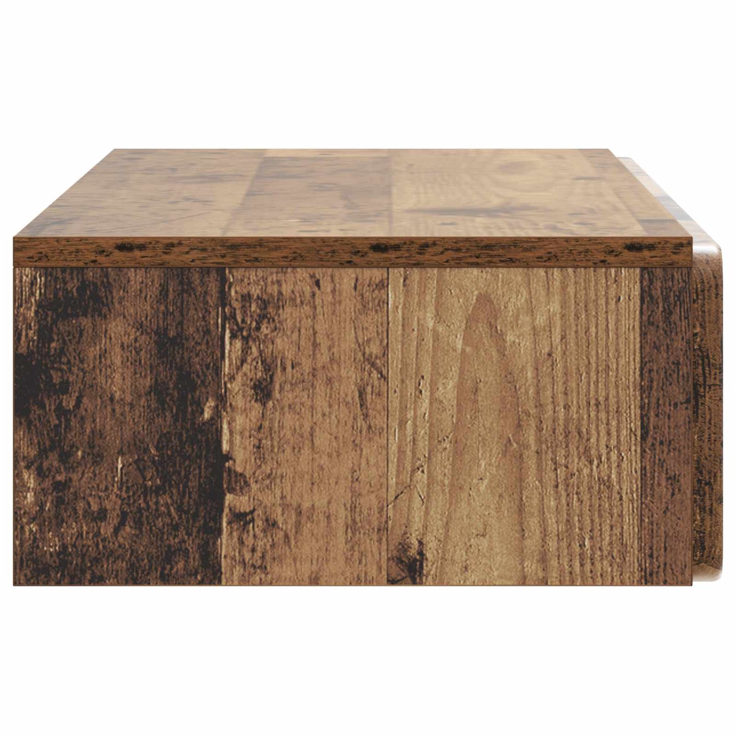 Wall-Mounted Side Table Old Wood 87.5 x 34.5 x 17 cm