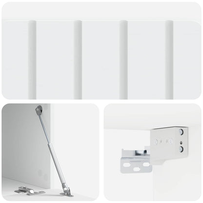 Wall-Mounted TV Cabinet 59.5 x 41 x 30 cm White Engineered Wood