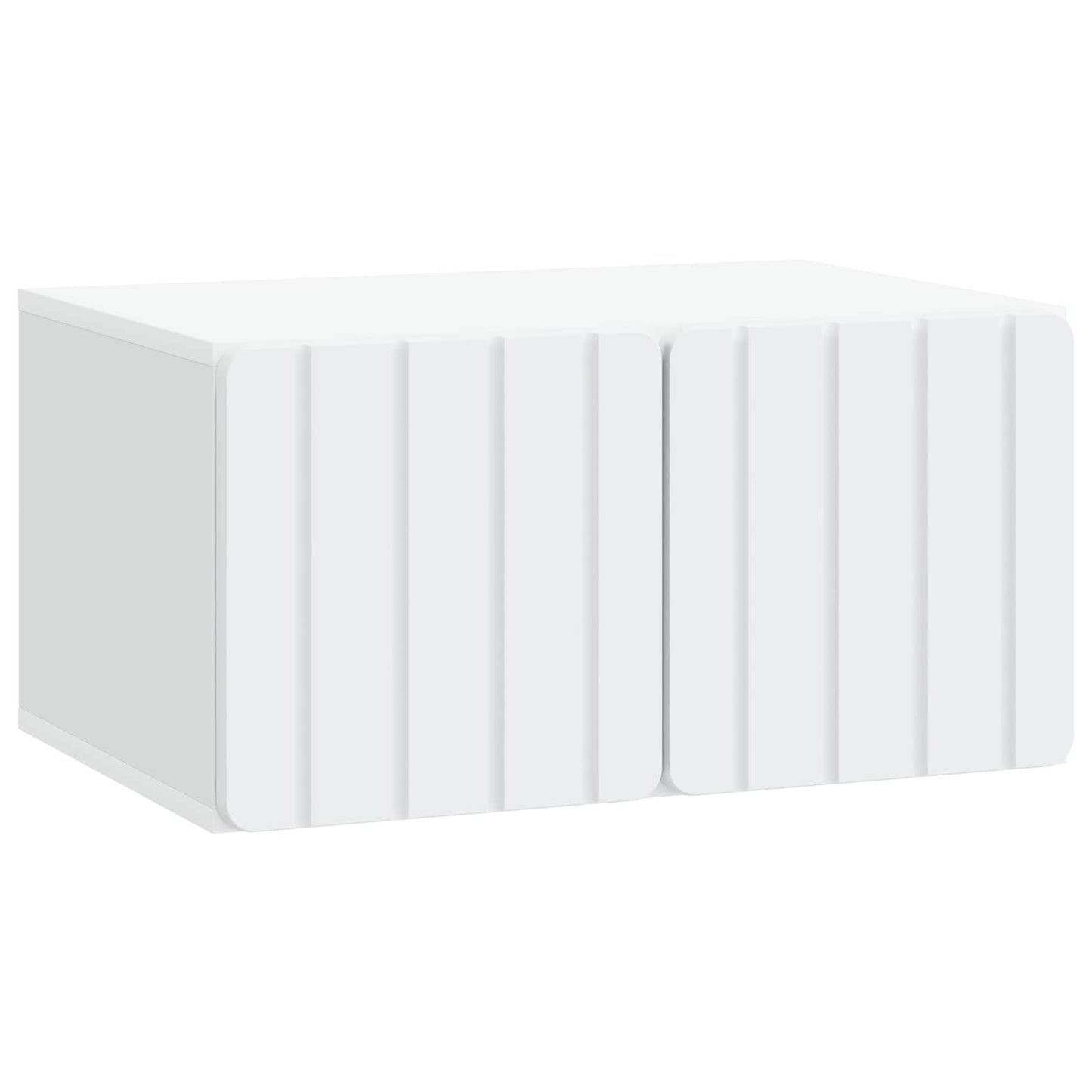 Wall-Mounted TV Cabinet 59.5 x 41 x 30 cm White Engineered Wood