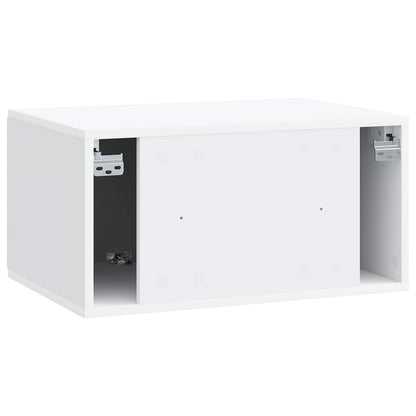Wall-Mounted TV Cabinet 59.5 x 41 x 30 cm White Engineered Wood