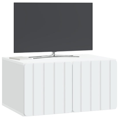 Wall-Mounted TV Cabinet 59.5 x 41 x 30 cm White Engineered Wood
