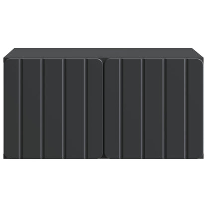Wall-Mounted TV Cabinet 59.5 x 41 x 30 cm Black Engineered Wood