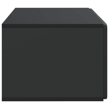 Wall-Mounted TV Cabinet 59.5 x 41 x 30 cm Black Engineered Wood