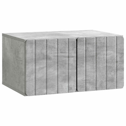 Wall-Mounted TV Cabinet 59.5 x 41 x 30 cm Concrete Grey
