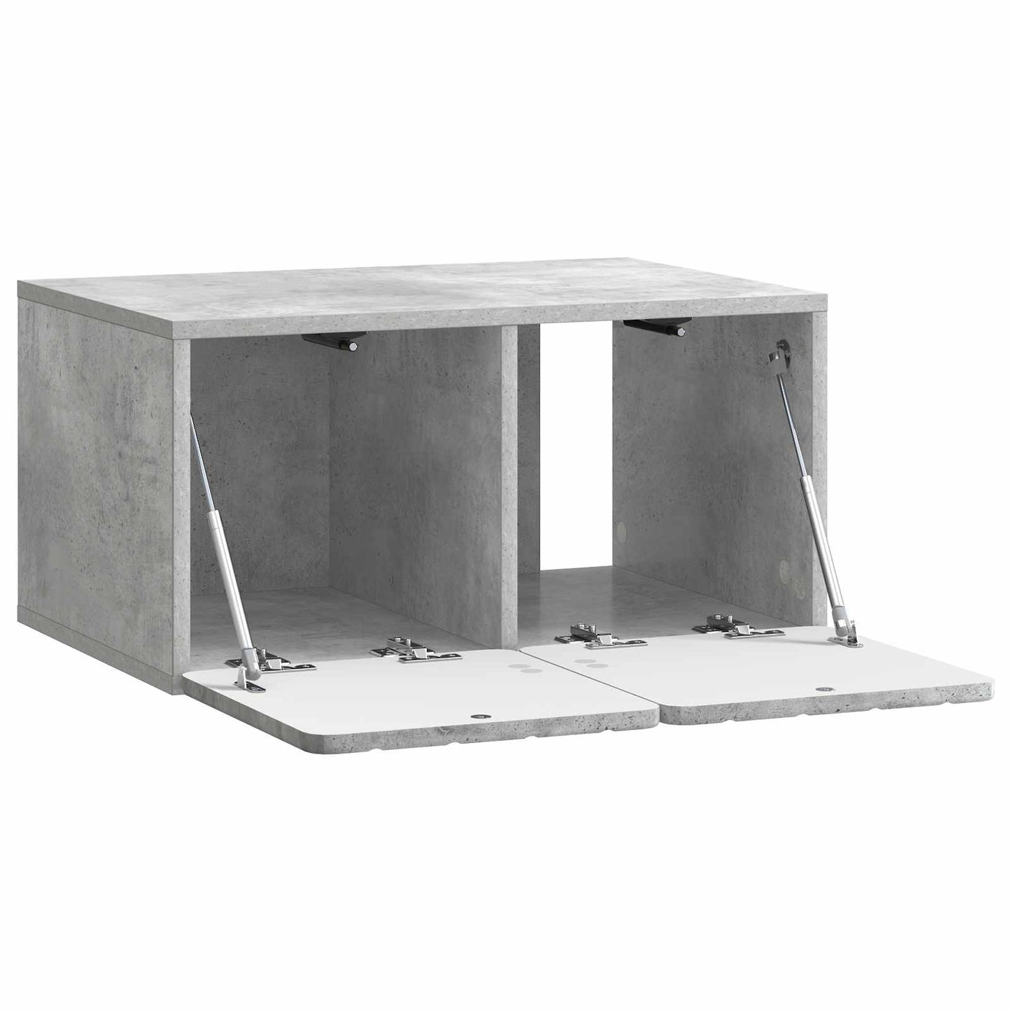 Wall-Mounted TV Cabinet 59.5 x 41 x 30 cm Concrete Grey
