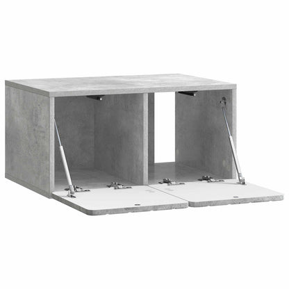 Wall-Mounted TV Cabinet 59.5 x 41 x 30 cm Concrete Grey