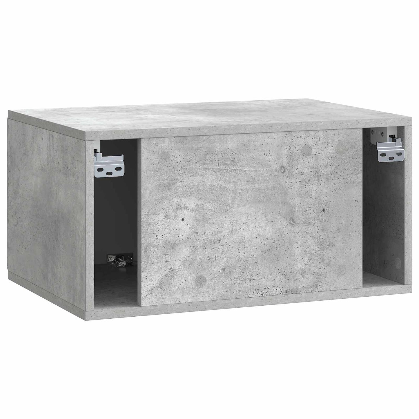 Wall-Mounted TV Cabinet 59.5 x 41 x 30 cm Concrete Grey