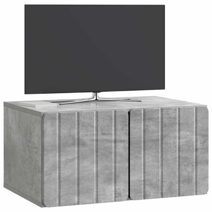 Wall-Mounted TV Cabinet 59.5 x 41 x 30 cm Concrete Grey