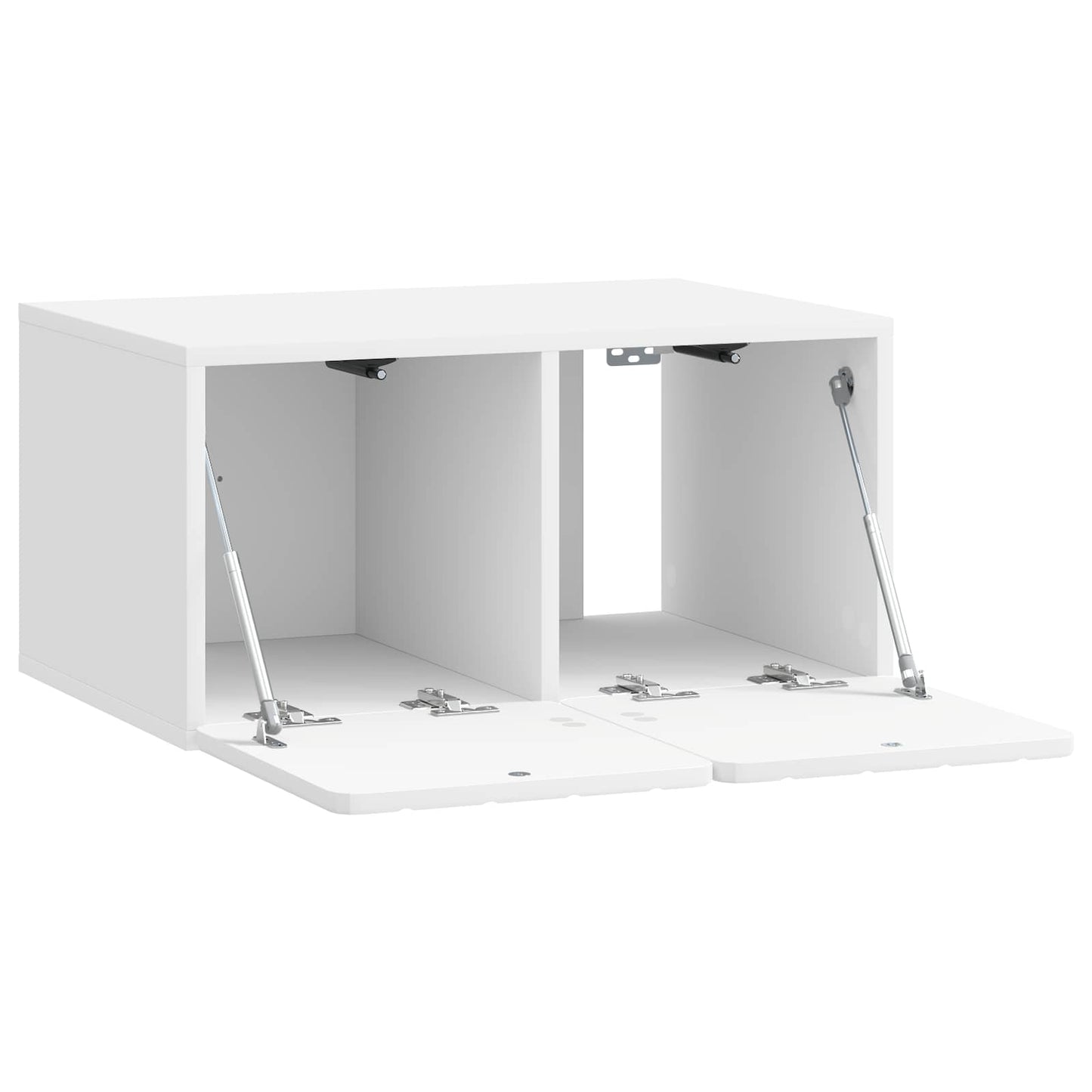 Wall-Mounted TV Cabinet 59.5 x 41 x 30 cm High Gloss White