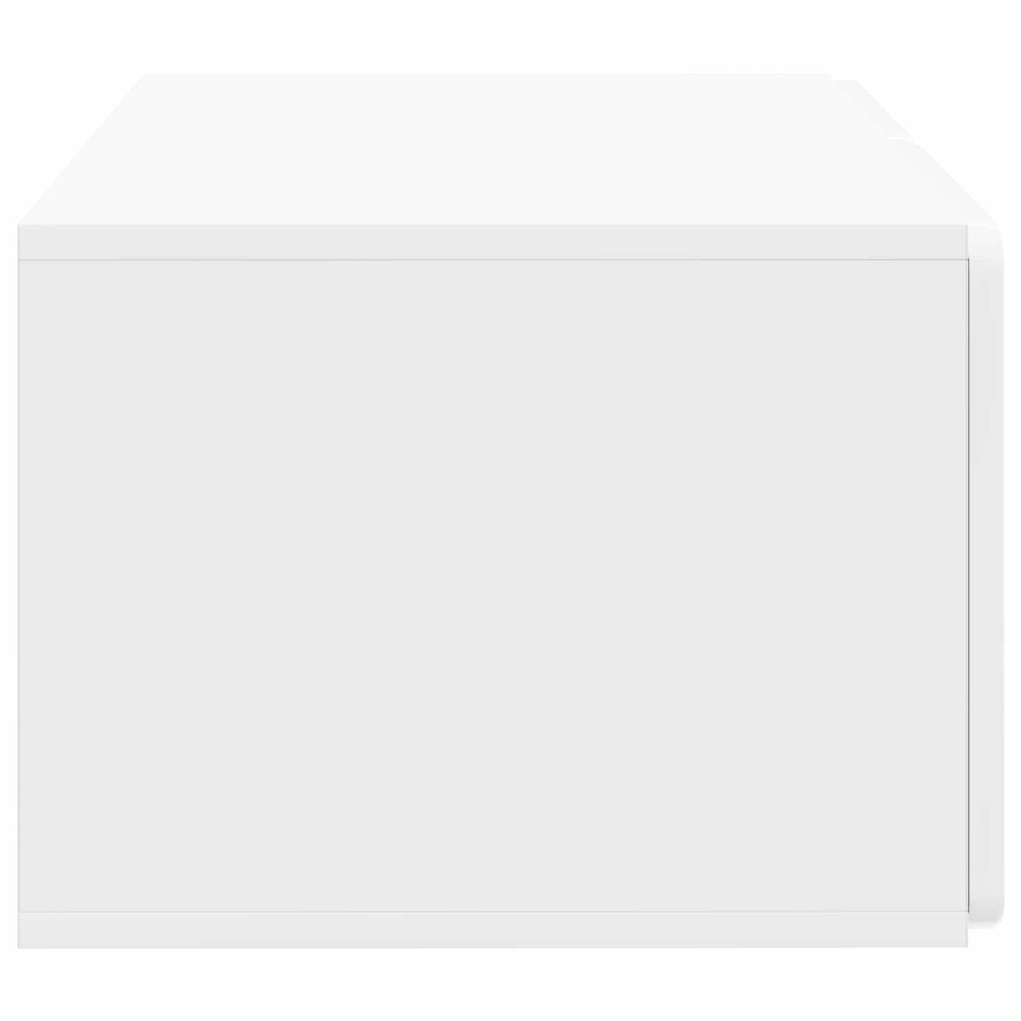 Wall-Mounted TV Cabinet 59.5 x 41 x 30 cm High Gloss White