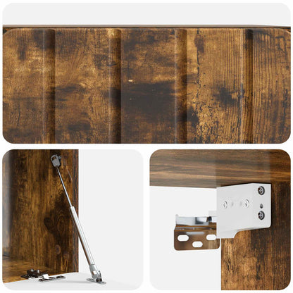 Wall-Mounted TV Cabinet 59.5 x 41 x 30 cm Smoked Oak