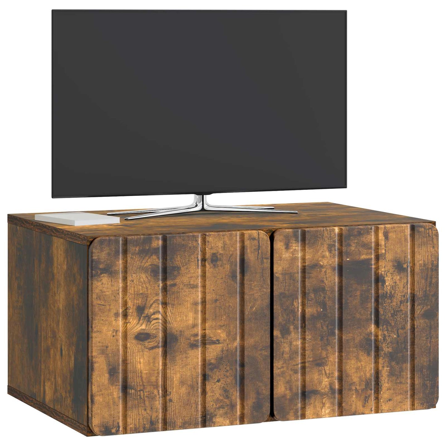 Wall-Mounted TV Cabinet 59.5 x 41 x 30 cm Smoked Oak