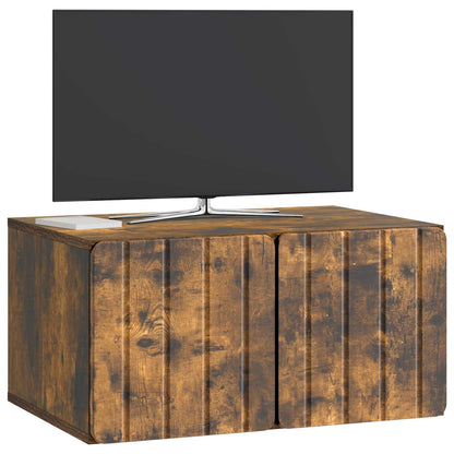 Wall-Mounted TV Cabinet 59.5 x 41 x 30 cm Smoked Oak