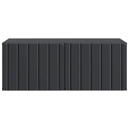 Wall-Mounted TV Cabinet 78.5 x 41 x 30 cm Black Engineered Wood