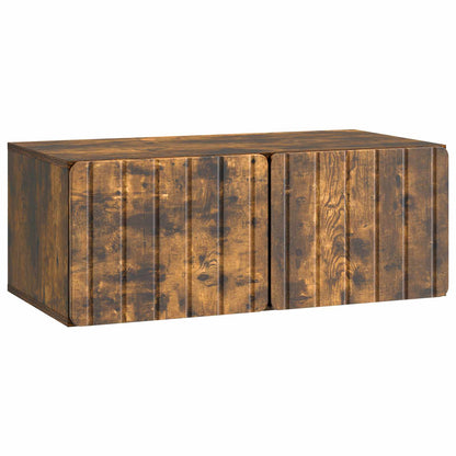 Wall-Mounted TV Cabinet 78.5 x 41 x 30 cm Smoked Oak